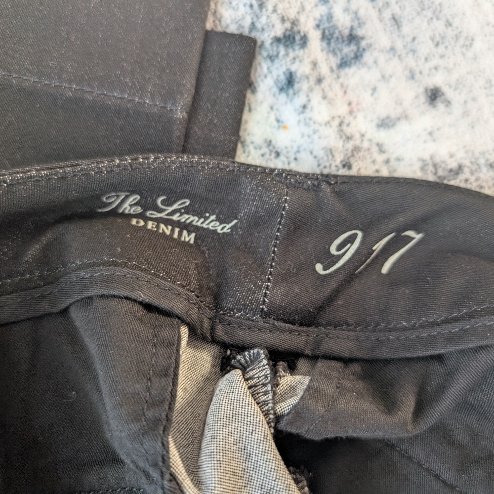 EUC Ladies The Limited 917 Black Jeans Denim Bootcut Size 4 - Picture 4 of 5